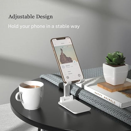 📱 Premium Desktop Mobile Holder – Hands-Free Convenience for Work & Entertainment!