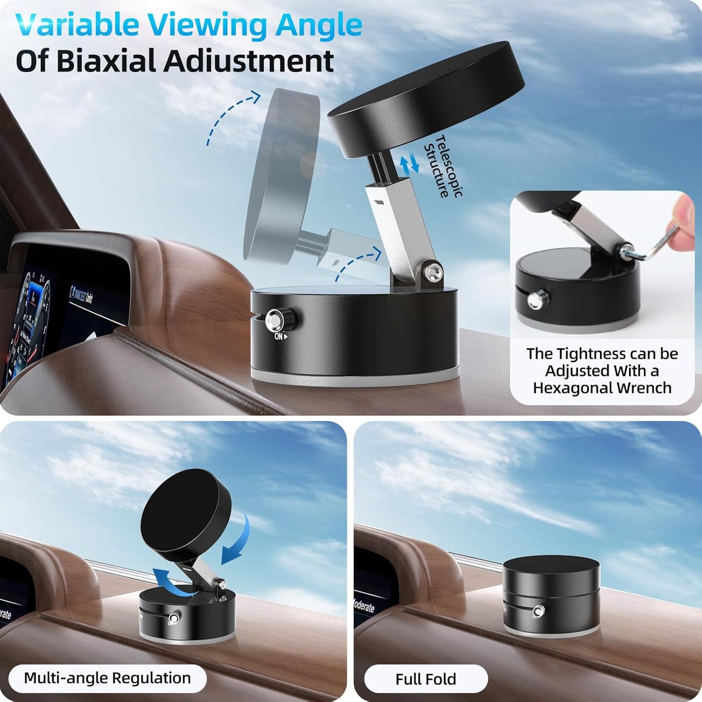 Double-Sided Magnetic Phone Holder – Multipurpose & Ultra-Versatile