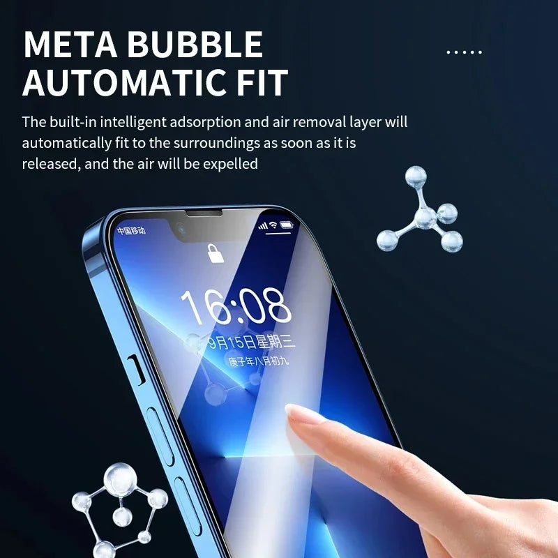 🔒 3PC  Premium Tempered Glass Screen Protectors for iPhone