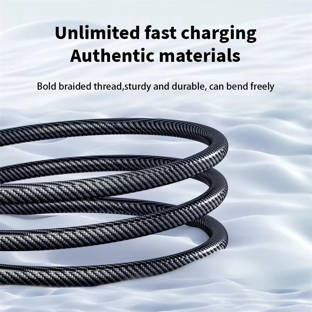 Digital Display Fast Charging Data Cable – Durable, Stylish & Smart Charging