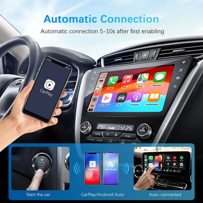 Ultimate 2-in-1 Wireless CarPlay & Android Auto Adapter